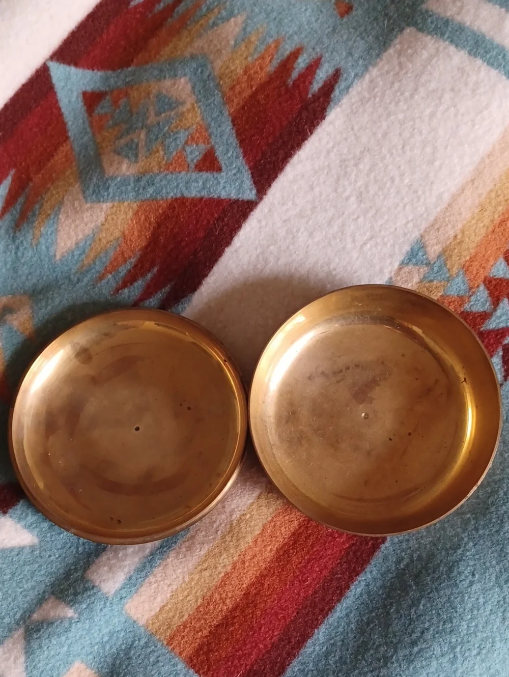 Handpainted Sunflower Brass Jewelry/Trinket Box